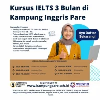 Kursus IELTS 3 Bulan Intensif (Target Band 6.5)